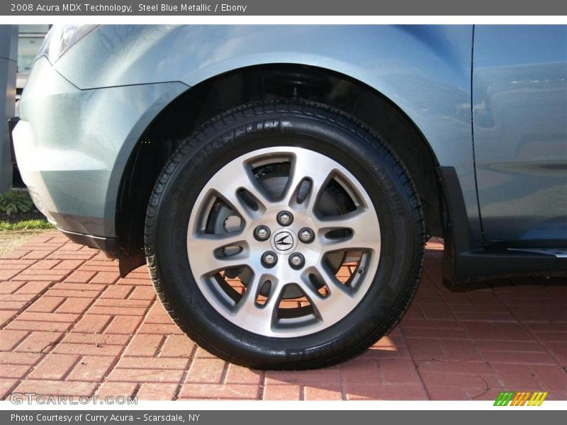 Steel Blue Metallic / Ebony 2008 Acura MDX Technology