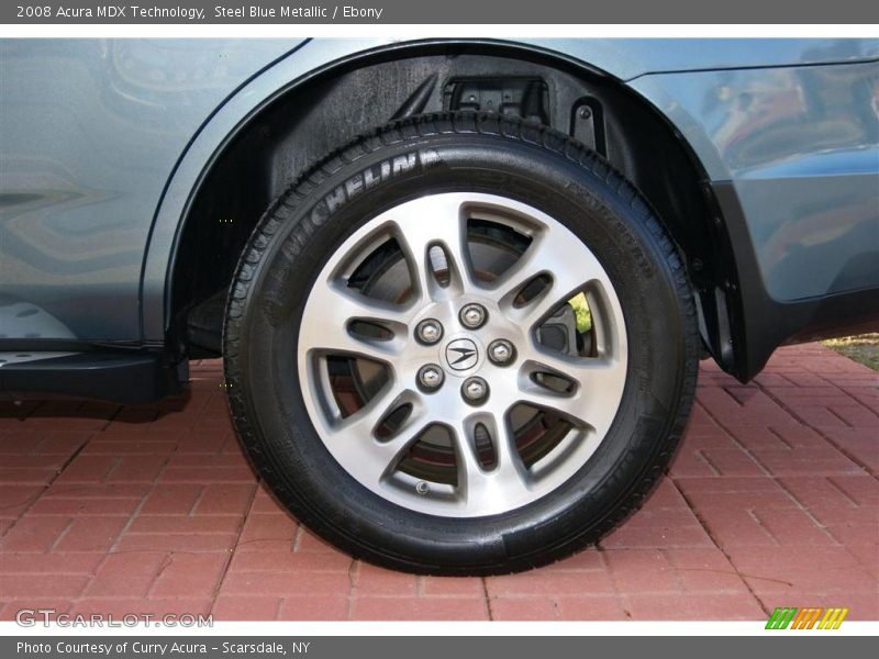 Steel Blue Metallic / Ebony 2008 Acura MDX Technology