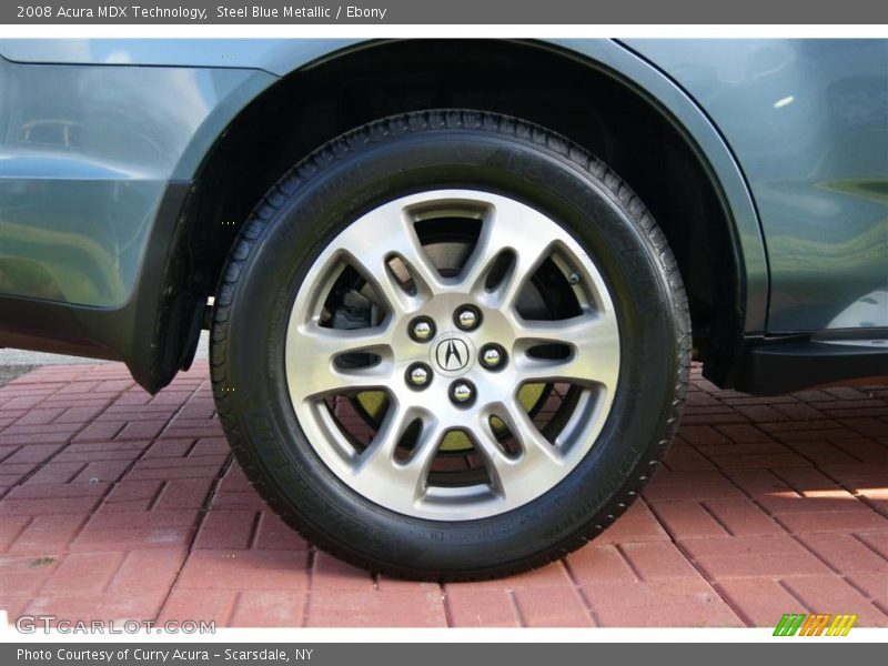 Steel Blue Metallic / Ebony 2008 Acura MDX Technology