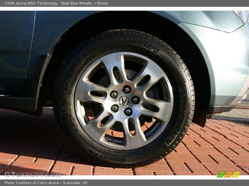 Steel Blue Metallic / Ebony 2008 Acura MDX Technology