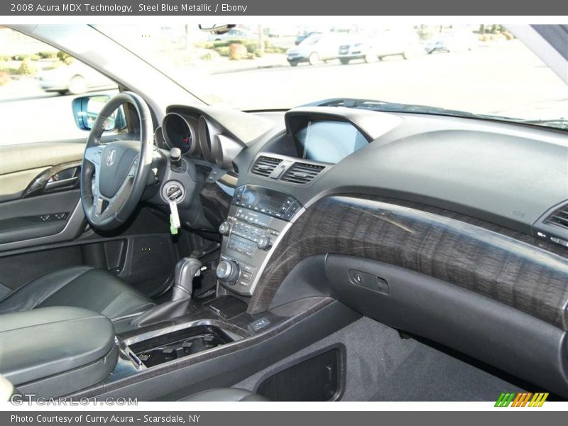 Steel Blue Metallic / Ebony 2008 Acura MDX Technology