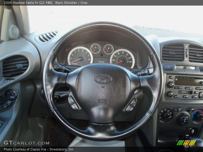 Black Obsidian / Gray 2006 Hyundai Santa Fe GLS 4WD