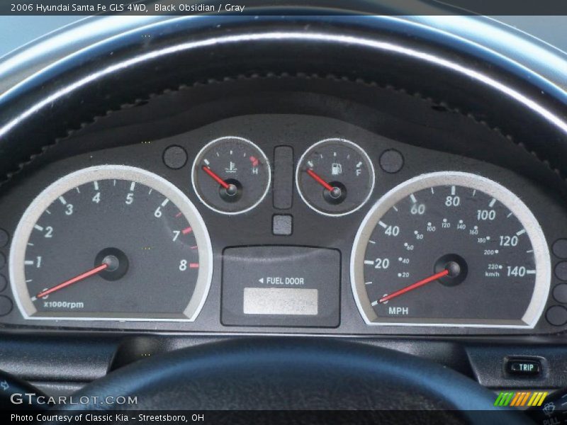 Black Obsidian / Gray 2006 Hyundai Santa Fe GLS 4WD