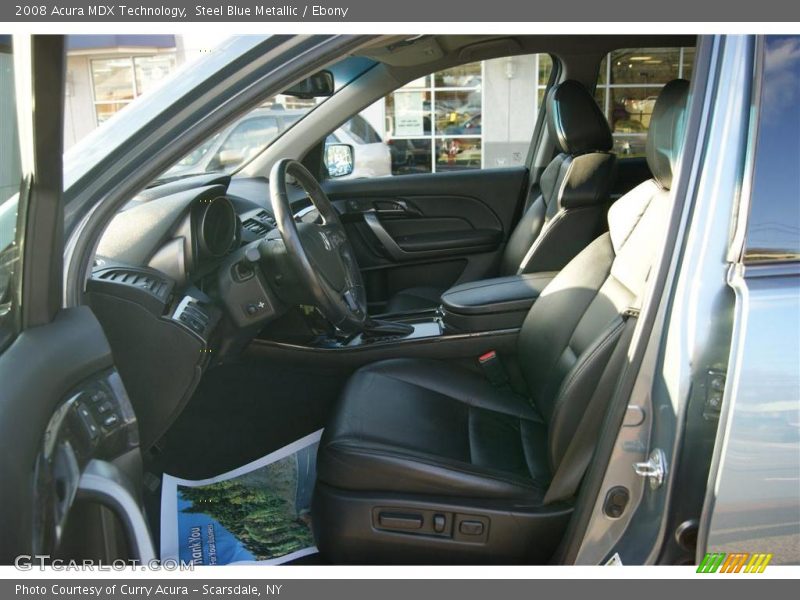 Steel Blue Metallic / Ebony 2008 Acura MDX Technology