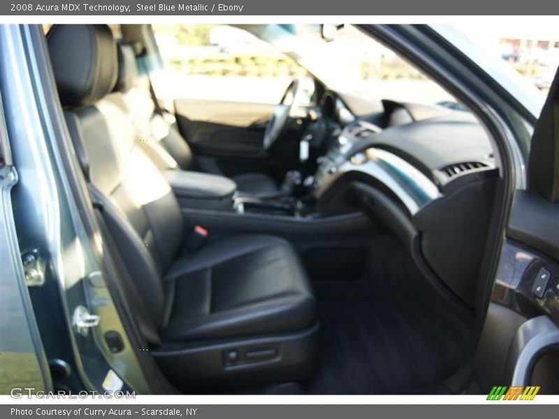 Steel Blue Metallic / Ebony 2008 Acura MDX Technology