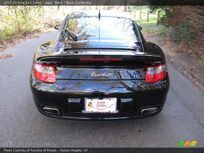 Black / Black/Terracotta 2007 Porsche 911 Turbo Coupe