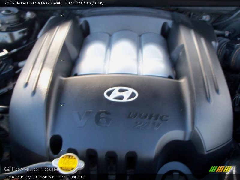 Black Obsidian / Gray 2006 Hyundai Santa Fe GLS 4WD