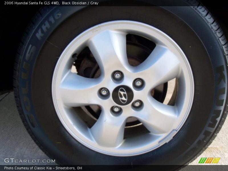Black Obsidian / Gray 2006 Hyundai Santa Fe GLS 4WD