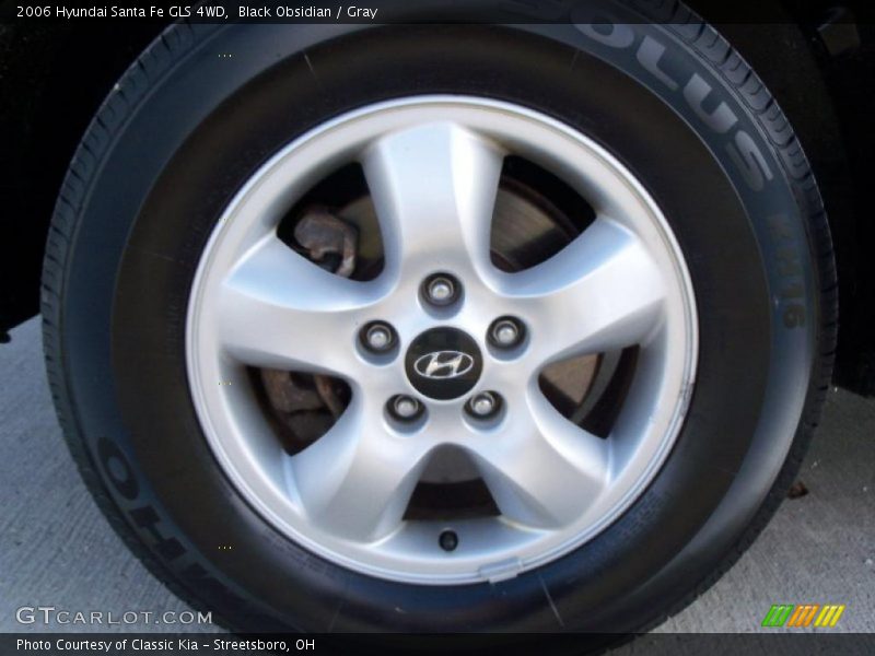 Black Obsidian / Gray 2006 Hyundai Santa Fe GLS 4WD