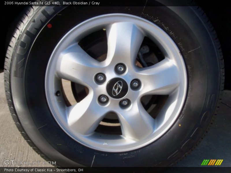 Black Obsidian / Gray 2006 Hyundai Santa Fe GLS 4WD