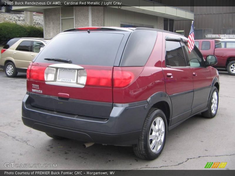 Cardinal Red Metallic / Light Gray 2005 Buick Rendezvous CX AWD