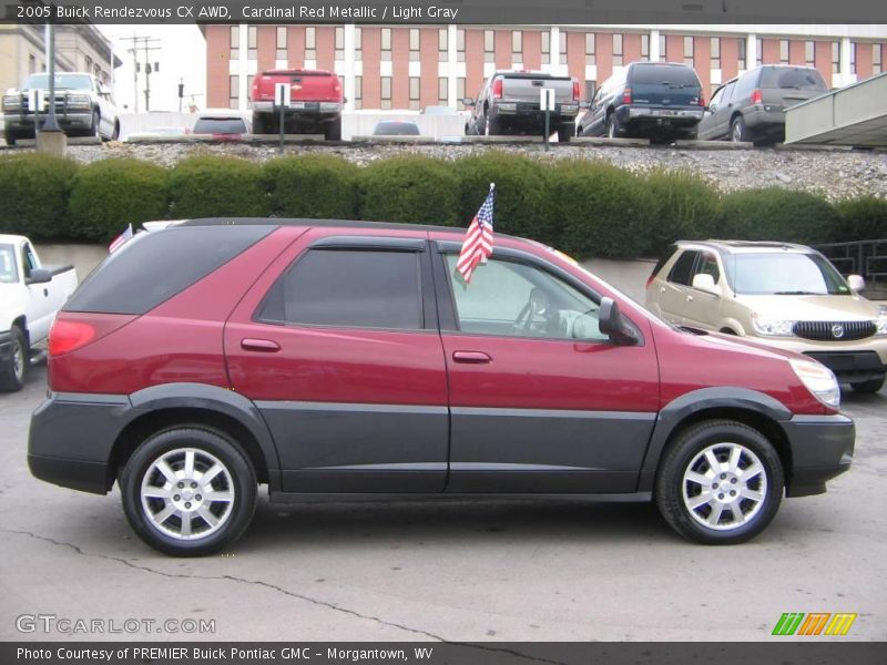 Cardinal Red Metallic / Light Gray 2005 Buick Rendezvous CX AWD
