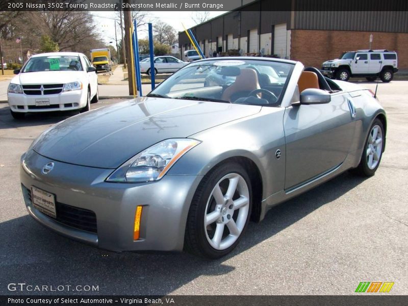 Silverstone Metallic / Burnt Orange 2005 Nissan 350Z Touring Roadster