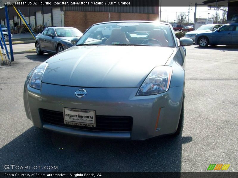 Silverstone Metallic / Burnt Orange 2005 Nissan 350Z Touring Roadster