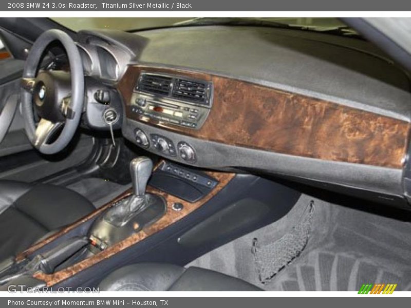 Titanium Silver Metallic / Black 2008 BMW Z4 3.0si Roadster