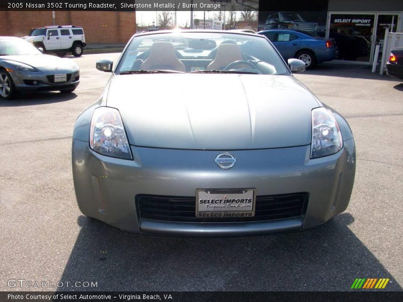 Silverstone Metallic / Burnt Orange 2005 Nissan 350Z Touring Roadster
