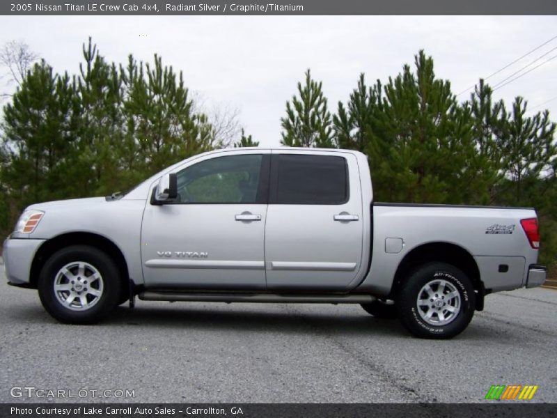 Radiant Silver / Graphite/Titanium 2005 Nissan Titan LE Crew Cab 4x4