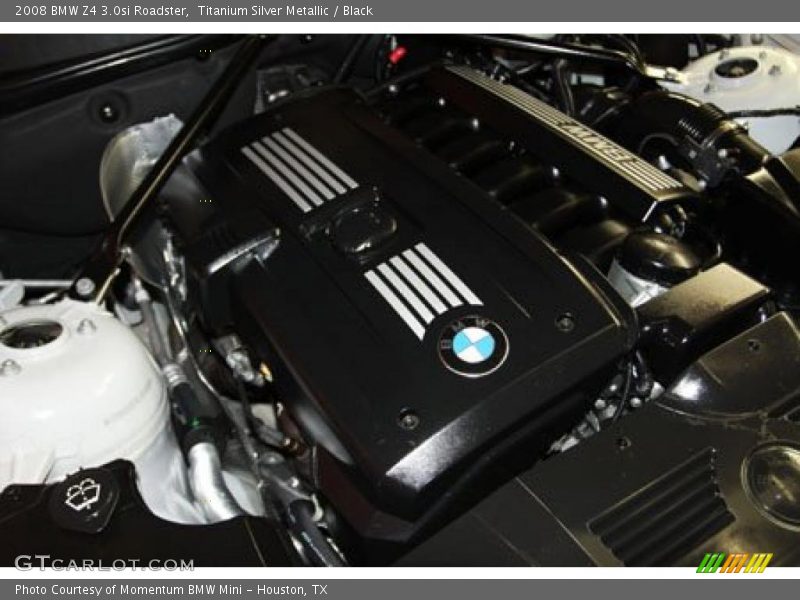 Titanium Silver Metallic / Black 2008 BMW Z4 3.0si Roadster