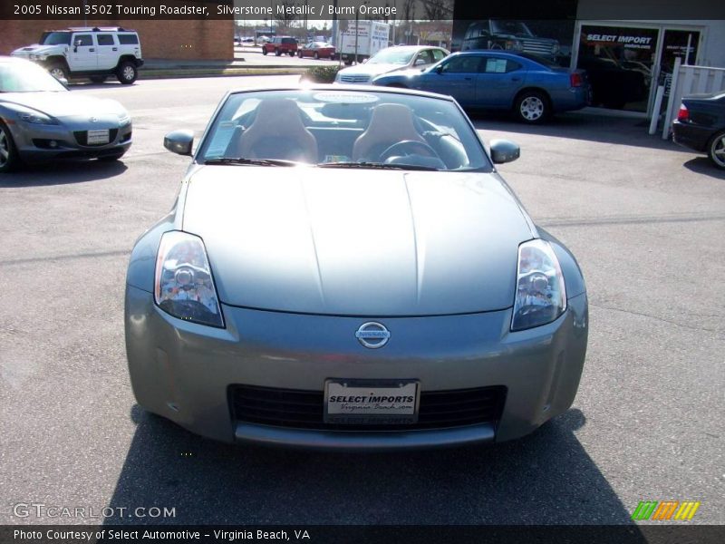 Silverstone Metallic / Burnt Orange 2005 Nissan 350Z Touring Roadster