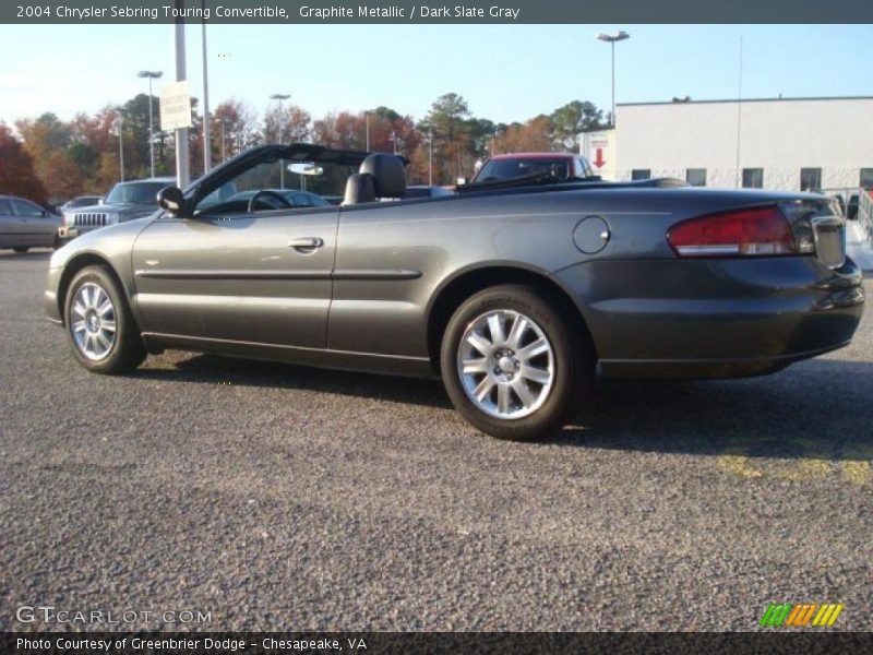 Graphite Metallic / Dark Slate Gray 2004 Chrysler Sebring Touring Convertible