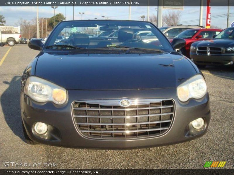 Graphite Metallic / Dark Slate Gray 2004 Chrysler Sebring Touring Convertible