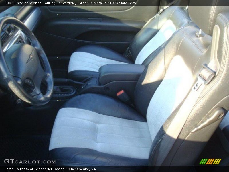 Graphite Metallic / Dark Slate Gray 2004 Chrysler Sebring Touring Convertible