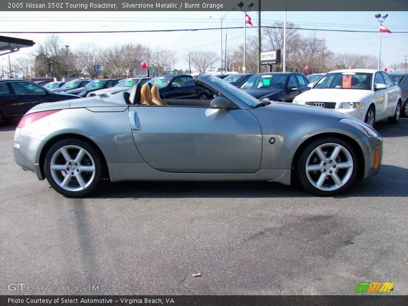 Silverstone Metallic / Burnt Orange 2005 Nissan 350Z Touring Roadster
