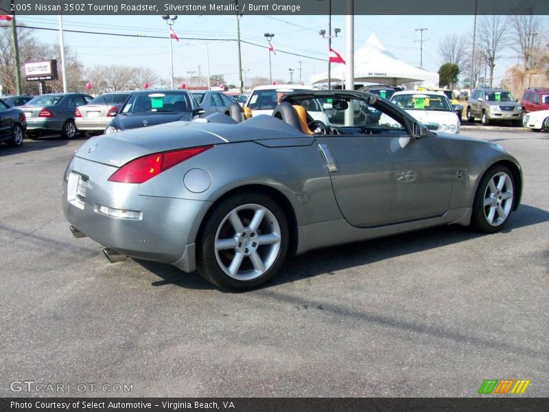 Silverstone Metallic / Burnt Orange 2005 Nissan 350Z Touring Roadster