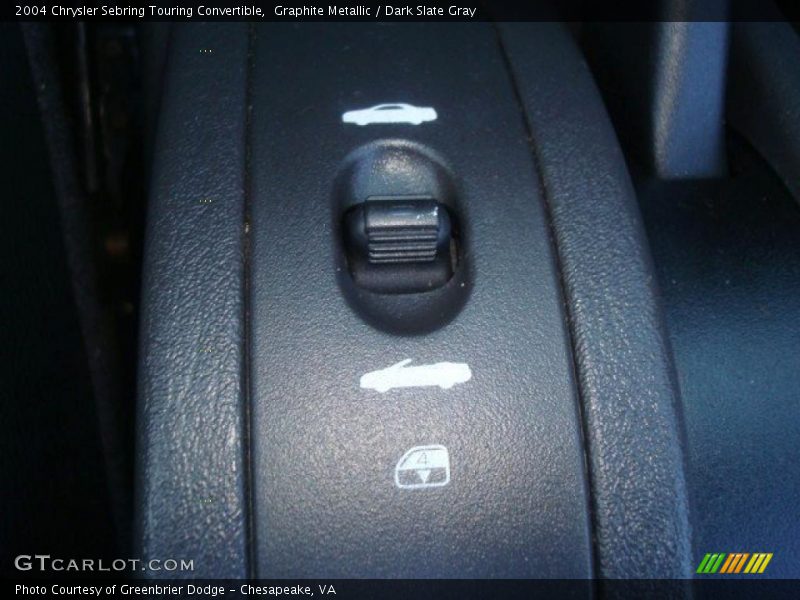 Graphite Metallic / Dark Slate Gray 2004 Chrysler Sebring Touring Convertible