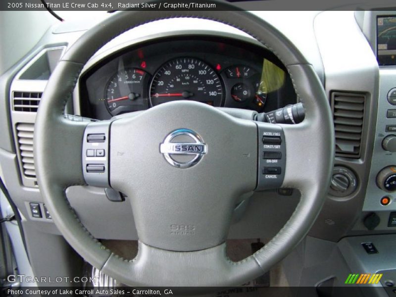  2005 Titan LE Crew Cab 4x4 Steering Wheel