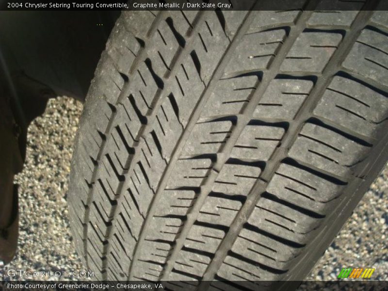 Graphite Metallic / Dark Slate Gray 2004 Chrysler Sebring Touring Convertible