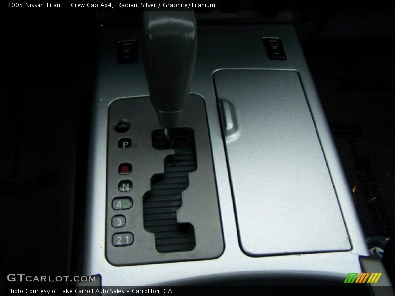  2005 Titan LE Crew Cab 4x4 5 Speed Automatic Shifter