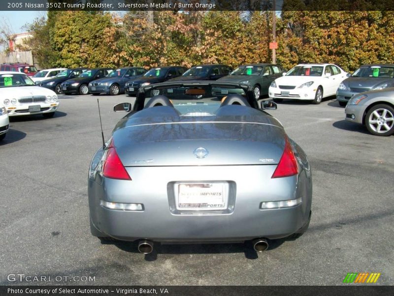 Silverstone Metallic / Burnt Orange 2005 Nissan 350Z Touring Roadster