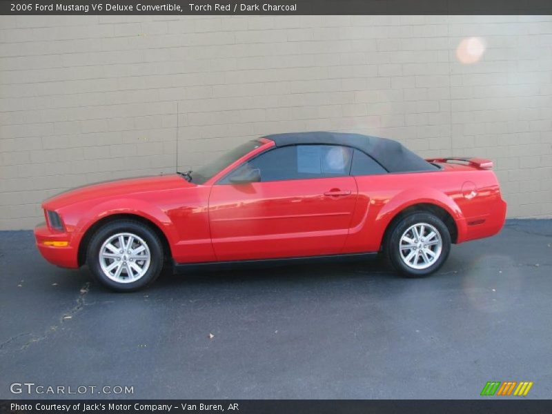 Torch Red / Dark Charcoal 2006 Ford Mustang V6 Deluxe Convertible
