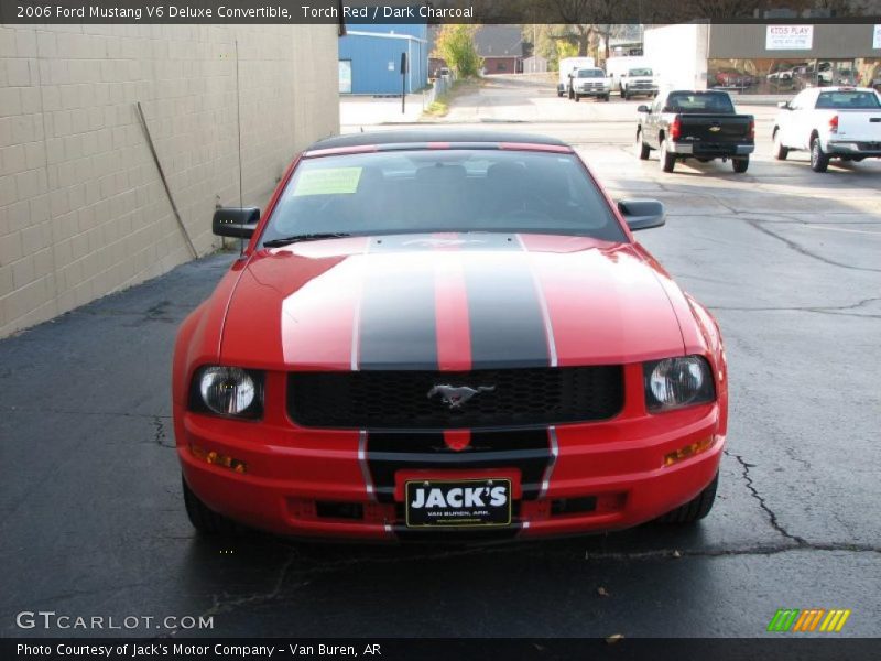 Torch Red / Dark Charcoal 2006 Ford Mustang V6 Deluxe Convertible