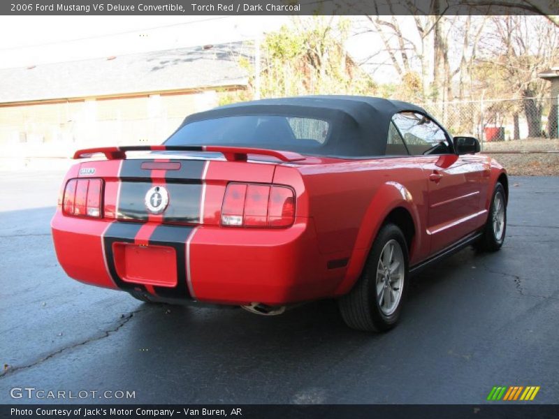 Torch Red / Dark Charcoal 2006 Ford Mustang V6 Deluxe Convertible