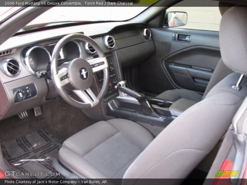 Dark Charcoal Interior - 2006 Mustang V6 Deluxe Convertible 