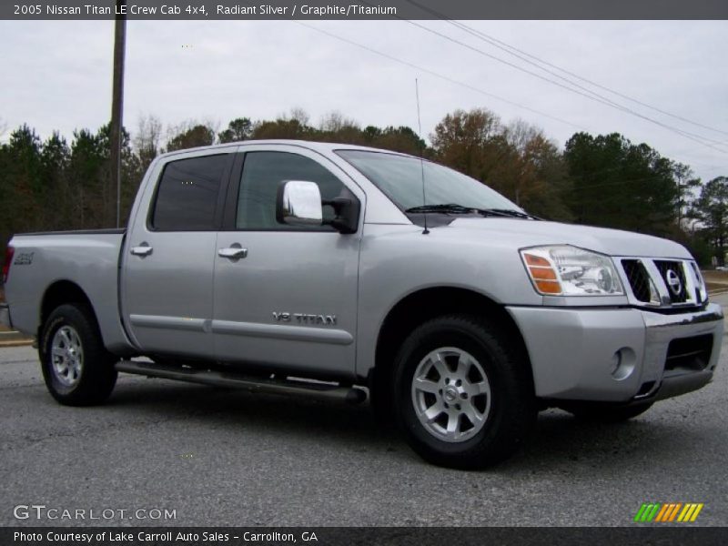 Radiant Silver / Graphite/Titanium 2005 Nissan Titan LE Crew Cab 4x4