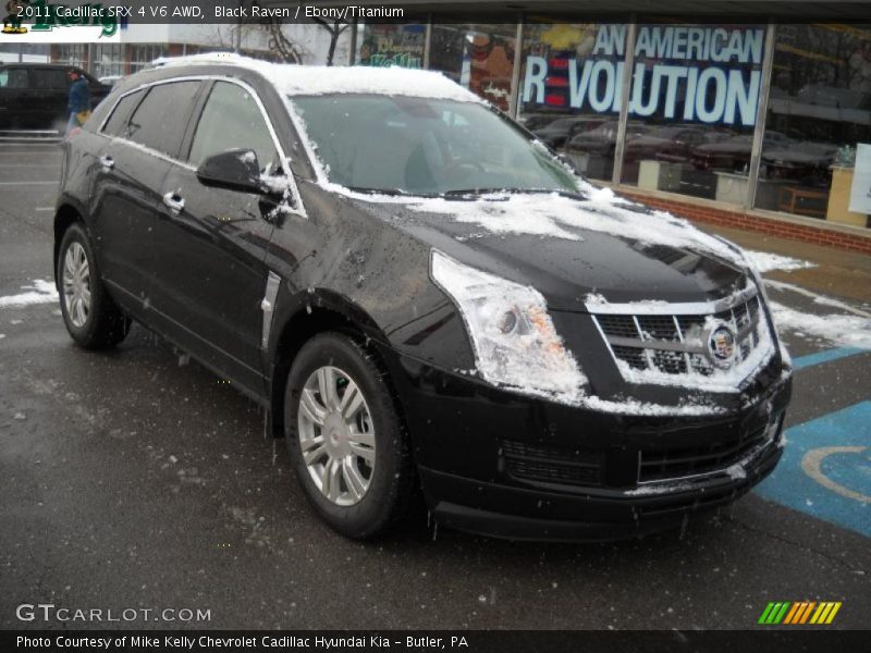 Black Raven / Ebony/Titanium 2011 Cadillac SRX 4 V6 AWD