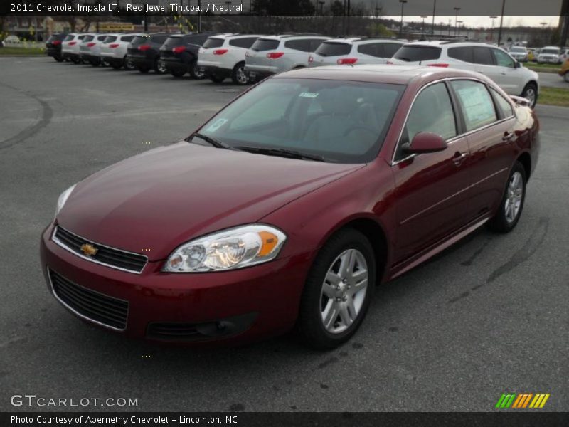 Red Jewel Tintcoat / Neutral 2011 Chevrolet Impala LT