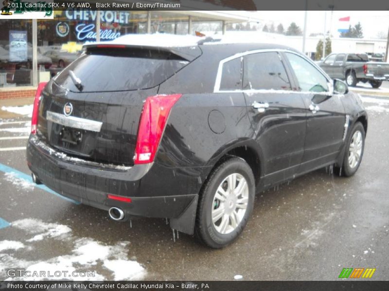 Black Raven / Ebony/Titanium 2011 Cadillac SRX 4 V6 AWD