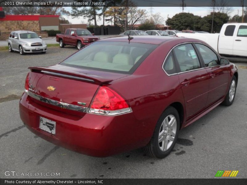 Red Jewel Tintcoat / Neutral 2011 Chevrolet Impala LT