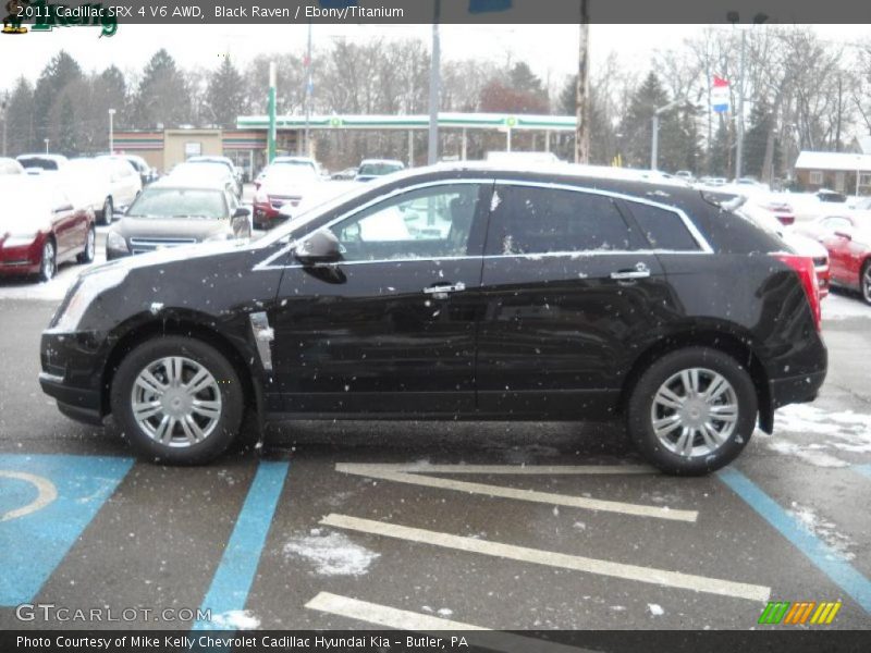 Black Raven / Ebony/Titanium 2011 Cadillac SRX 4 V6 AWD
