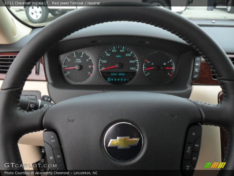 Red Jewel Tintcoat / Neutral 2011 Chevrolet Impala LT