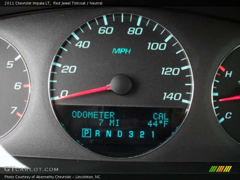 Red Jewel Tintcoat / Neutral 2011 Chevrolet Impala LT