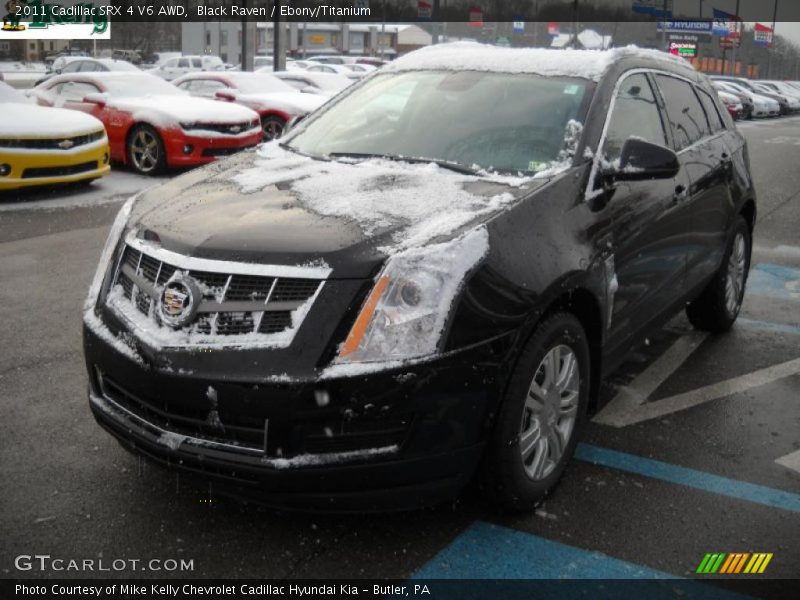 Black Raven / Ebony/Titanium 2011 Cadillac SRX 4 V6 AWD