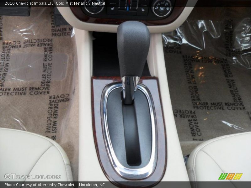 Gold Mist Metallic / Neutral 2010 Chevrolet Impala LT