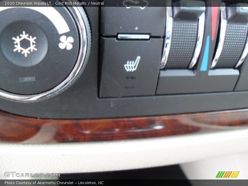 Gold Mist Metallic / Neutral 2010 Chevrolet Impala LT