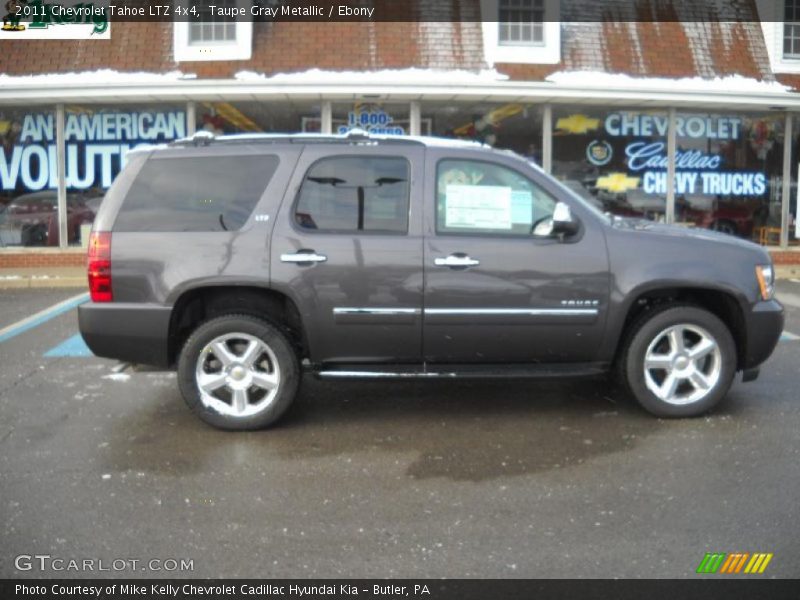 Taupe Gray Metallic / Ebony 2011 Chevrolet Tahoe LTZ 4x4
