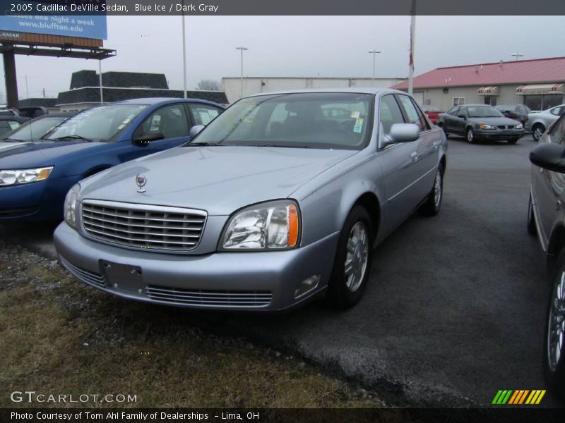 Blue Ice / Dark Gray 2005 Cadillac DeVille Sedan